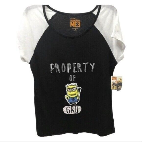 Illumination Presents Despicable Me 3 PJ Top Sleepwear The Movie Shirt NEW M - Picture 1 of 5